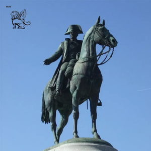 BLVE Grandes Statues De Jardin Décorations Extérieures Statue De Cheval En Bronze, Sculpture De Napoléon En Bronze De Taille Réelle Française - Product Image 3