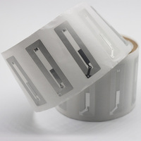 Étiquette adhésive RFID haute sécurité personnalisée, étanche, en PVC, avec puce NFC intégrée, programmable, 13,56 MHz UHF, contrôle d'accès