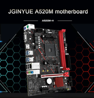 Carte mère JGINYUE AM4 M-ATX A520M-H, nouvelle, SATA intégrée, prend en charge les processeurs CPU, mémoire DDR4 double canal, RAM
