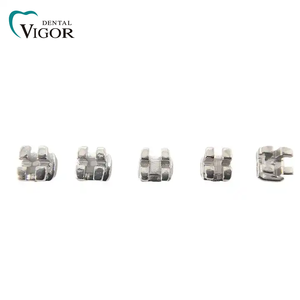 Nha khoa tiêu hao chỉnh nha khung 0.018/ 0.022 khe cắm tiêu chuẩn mini edgewise <span class=keywords><strong>Roth</strong></span> MBT kim loại niềng răng - Product Image 4