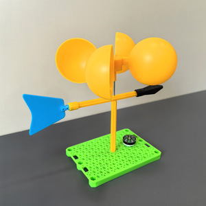 Mini Anemometer Wind Vane With Cup Spinner <b>Physics</b> Science Education Kit For Kids 8 12 Years PLA Material - Product Image 3
