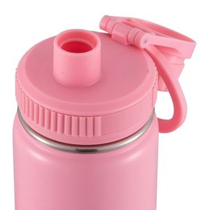 Bouteille d'eau isotherme de sport en acier inoxydable à double paroi de 18 oz de haute qualité, personnalisée, avec poignée - Product Image 4