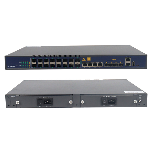 For Softel Rapid Deployment OLT with Easy Management 16 Ports Dual Power GPON SOL RJ45 Connector Type