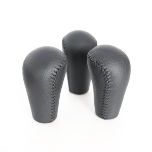 Car Gear <b>Knob</b> Leather Black Ergonomic For Toyota Hilux Automatic <b>Shift</b> Lever - Product Image 1