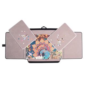 Foldable Movable Sorting Case Portable Jigsaw Puzzle Board Storage Adults Puzzle Mat For 1500 Pieces Puzzle