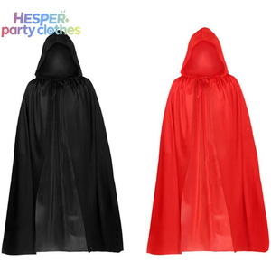 Capa de Disfraz HESPER para Halloween, Unisex, Doble Capa, Negra y Roja, de Poliéster, Estilo Personaje de TV, Clásica, para Niños, Navidad - Product Image 3