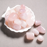 Cristaux de pierres précieuses naturelles pierres de guérison variété reiki quartz rose clair améthyste cristal pierre de culbutage