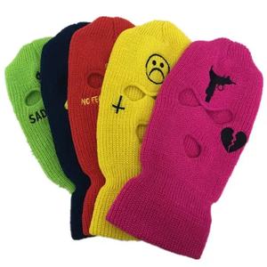 Gorro de Invierno Ecológico de Acrílico RPET, Personalizado con Bordado Jacquard, Tipo Balaclava, para Esquí, Cálido, con Máscara Facial Completa - Product Image 6