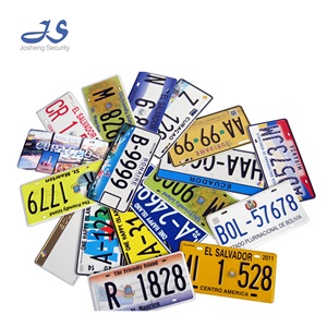Recuerdo personalizado placa decorativa de metal y aluminio para vehículos, fábrica al por mayor producto personalizado placa de matrícula de <span class=keywords><strong>coche</strong></span> - Product Image 2