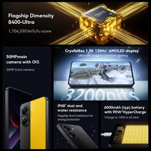 <span class=keywords><strong>Xiaomi</strong></span> POCO X7 <span class=keywords><strong>Pro</strong></span> 5G <span class=keywords><strong>Global</strong></span>, 12GB+256GB, Huella Dactilar en Pantalla, 6.67 Pulgadas, HyperOS 2, NFC, Smartphone 5G, Carga Rápida de 90W - Product Image 2