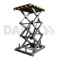 Plateforme élévatrice à ciseaux fixe personnalisée, table élévatrice électrique pour marchandises, certifiée CE, DAHUI SJG2T-10T, pour le levage de marchandises en usine et en entrepôt