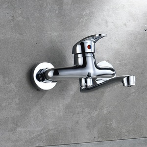 Robinet mural extensible à poignée unique avec valve en céramique, rotation à 360 degrés, pour évier de cuisine moderne - Product Image 2