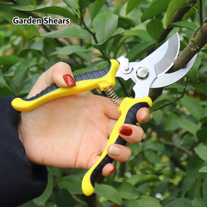 Ensemble de 3 ciseaux de jardin ergonomiques à monter soi-même avec poignée en plastique, outils de taille sans effort, sécateurs antidérapants <span class=keywords><strong>pour</strong></span> jardiniers - Product Image 4
