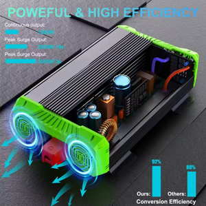 Ringteam 2500W 3KW 3.5KW <span class=keywords><strong>Convertisseur</strong></span> à onde sinusoïdale pure pour usage domestique 60A <span class=keywords><strong>Courant</strong></span> <span class=keywords><strong>de</strong></span> sortie AC 220V <span class=keywords><strong>230V</strong></span> 240V DC <span class=keywords><strong>12V</strong></span> 24V 48V 60Hz - Product Image 5