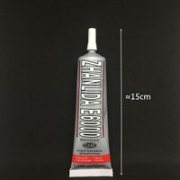 Lem E6000 Grosir Pabrik Tahan Air Pengeringan Lambat untuk Kain Pakaian Denim Daya Rekat Kuat 15ML DIY Perbaikan Casing Ponsel Layar LCD