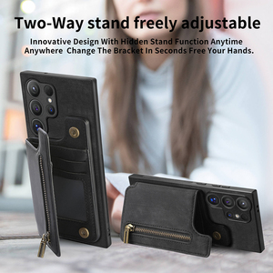 Custodia protettiva antiurto per telefono in pelle sintetica a scatto magnetico per <span class=keywords><strong>Samsung</strong></span> Galaxy S25Ultra - Product Image 5