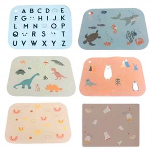 Tapete de Silicona para Bebé con Logotipo Personalizado, Alta Calidad, Servicio OEM ODM, Directo de Fábrica, Antideslizante, para Niños Pequeños, Tapete para Comer en la Mesa - Product Image 4