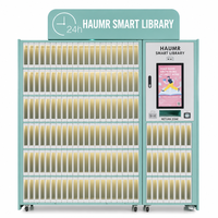 HAUMR Anytime Library - Máquina Expendedora Inteligente de Libros con Cerradura Electrónica Multipunto y Software de Gestión de Bibliotecas