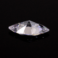 Stock prêt EQ qualité machine coupée en vrac 5A qualité synthétique transparent blanc marquise coupe cubique zircone cz pierre