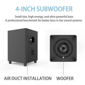 Altavoz <span class=keywords><strong>Bluetooth</strong></span> de estilo de cine en casa de alta calidad para interiores equipado con subwoofer y control remoto, compatible con conexión de micrófono - Product Image 4