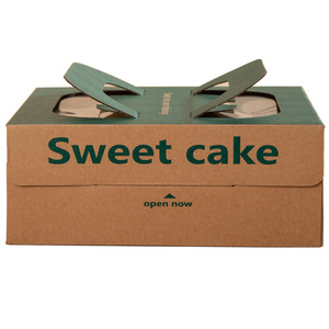 Cajas Portátiles Pentagonales para Pasteles de 6 y 8 Pulgadas, de Papel Kraft, Alta Resistencia a la Compresión, para Pasteles de Queso - Product Image 5