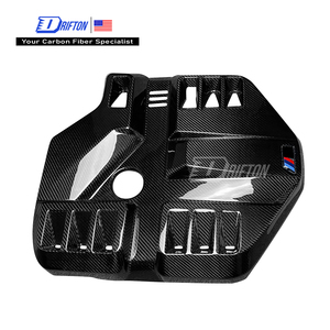 ฝาครอบห้องเครื่องยนต์ S58 Eve Style สำหรับ BMW G80 G81 M3 G82 G83 M4 คาร์บอนไฟเบอร์แห้ง ปี 2020-2024 - Product Image 1