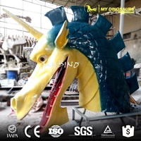 Mon monstre magique Dino Tête de dragon animée grandeur nature
