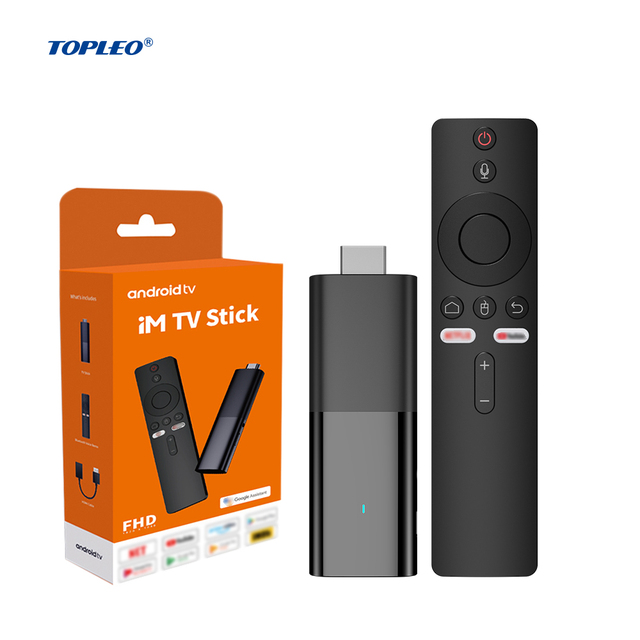 Topleo Android Tv Stick Dual WIFI Android 14 4K HD Smart Dongle Tv Box Certificado Android Tv Stick 4k