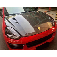 Nouveau capot moteur avant en fibre de carbone sèche style MSY pour Cayenne 958.2 2015-2016, fixation par boulons, modification de carrosserie automobile