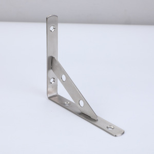 Stainless Steel Triangular <b>Bracket</b> 5 Mm Thickness Wall Mounted For <b>Shelf</b> Support - Product Image 3