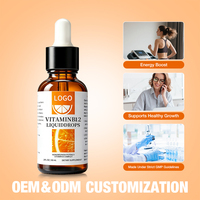 Gouttes sublinguales de vitamine B12 haute puissance avec complexe B non-OGM, vitamine B12 liquide pour les végétaliens et le soutien métabolique quotidien de l'énergie
