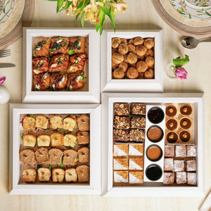 صندوق ورقي مموج صديق للبيئة وقابل لإعادة التدوير مع مقبض مخصص لتغليف الطعام للوجبات الجاهزة وتعبئة الحليب - Product Image 2