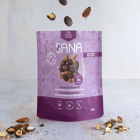 Sachet Doypack Personnalisé en Aluminium Imprimé avec Fermeture Éclair, Anti-Odeur, pour Snacks, Noix, Chocolat, Aliments pour Animaux, Bonbons