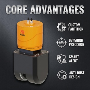 Radar de numérisation d'imagerie laser 3D, portée 150 m, précision 360° 0,05 %, IP65, aluminium, personnalisable, garantie 1 an, mesureur de niveau radar 3D - Product Image 6