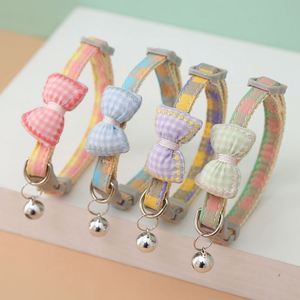 Collar para Perro y Gato Ajustable de Material Duradero, Decoración de Lazo, Colorido y Bonito, Compra Directa de Fábrica - Product Image 1
