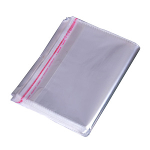 Yi Wu personalizado 28*40cm autoadhesivo transparente OPP bolsa impermeable mango de plástico reciclable embalaje artesanías impresas - Product Image 1