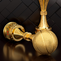 Trophée de basketball et de football en résine extra large - Trophée de championnat gravé sur mesure pour la compétition et les événements