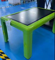 Table interactive pour enfants en bois naturel, mobilier pour crèche, hauteur 58 cm/90 cm, garantie 1 an