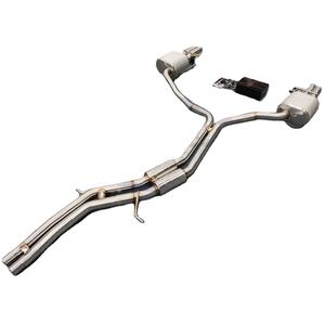 Tubo de escape de coche de rendimiento FUDKLi, ajuste de sonido activo, silenciador agotado, sistema de escape Catback Valvetronic para <span class=keywords><strong>Audi</strong></span> <span class=keywords><strong>A6</strong></span> A7 <span class=keywords><strong>C7</strong></span> - Product Image 1