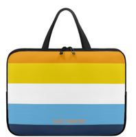 Aegosexual Rainbow Sac pour ordinateur portable, étui fin pour ordinateur portable avec fermeture éclair de qualité supérieure, sac portable pour ordinateur portable, pour tablettes, grande capacité