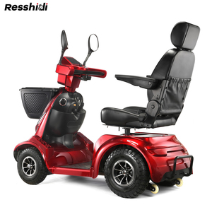Scooter à 4 roues pour usage extérieur, étanche, équipé d'un siège et d'un panier utilitaire avant RS-MS106-A Scooter à 4 roues - Product Image 4