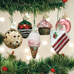 Ornements en verre alimentaire de luxe 2026, motif logo personnalisé, peints à la main en usine, fournitures de décoration de Noël, pendentifs - Product Image 5