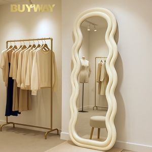 <span class=keywords><strong>Miroir</strong></span> de chambre à coucher, <span class=keywords><strong>miroir</strong></span> de corps entier, géant, énorme, nordique, arqué, haut, <span class=keywords><strong>mural</strong></span>, long, irrégulier, en forme de vague, ondulé - Product Image 6