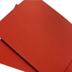 Высокотемпературный лист резины пены силикона красного цвета