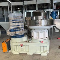 Machine à granulés de bois à matrice annulaire neuve de 1 à 5 TPH avec moteur à roulement, machine à granulés de biomasse