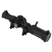 Lunette de visée tactique Focuhunter LPVO 1-6x24E SFP à réticule rouge gravé sur verre, antichoc 1000G, pour la chasse – Meilleure vente