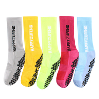 Calcetines Deportivos de Diseño Personalizado para Niños, Jóvenes y Hombres, con Estampado de Fútbol, Antideslizantes, Tejidos, Transpirables, con Puño en la Parte Inferior para Otoño