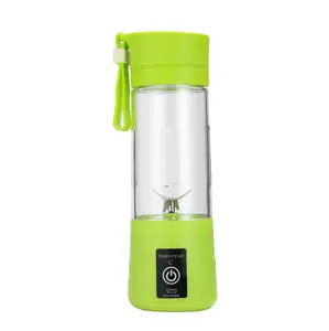 Mixeur Portable de fruits Portable, Portable, Rechargeable, avec USB, Mini mélangeur pour Smoothie et jus de fruits, 380ml