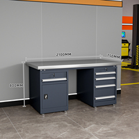 Banc de travail industriel multifonctionnel en acier robuste pour atelier et garage