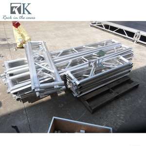 Plataforma de Escenario Portátil RK de Altura Ajustable, Plataforma Modular de Aluminio para Eventos, Revestimiento Antideslizante Negro de 18 mm de Grosor para Conciertos - Product Image 2